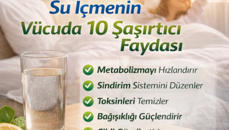 Sabah Aç Karnına Su İçmenin Vücuda 10 Şaşırtıcı Faydası