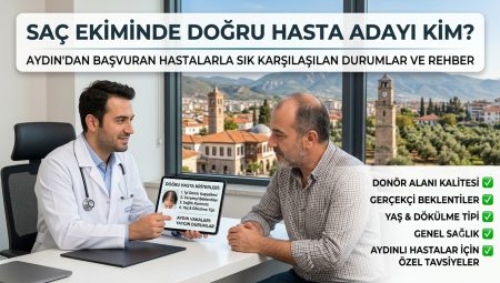 Saç Ekiminde Doğru Hasta Adayı Kim? Aydın’dan Başvuran Hastalarla Sık Karşılaşılan Durumlar