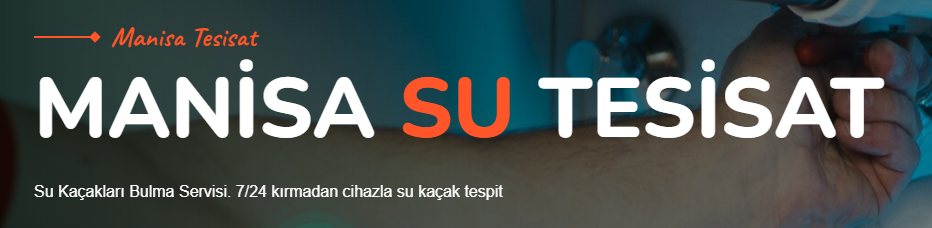 manisa su tesisat